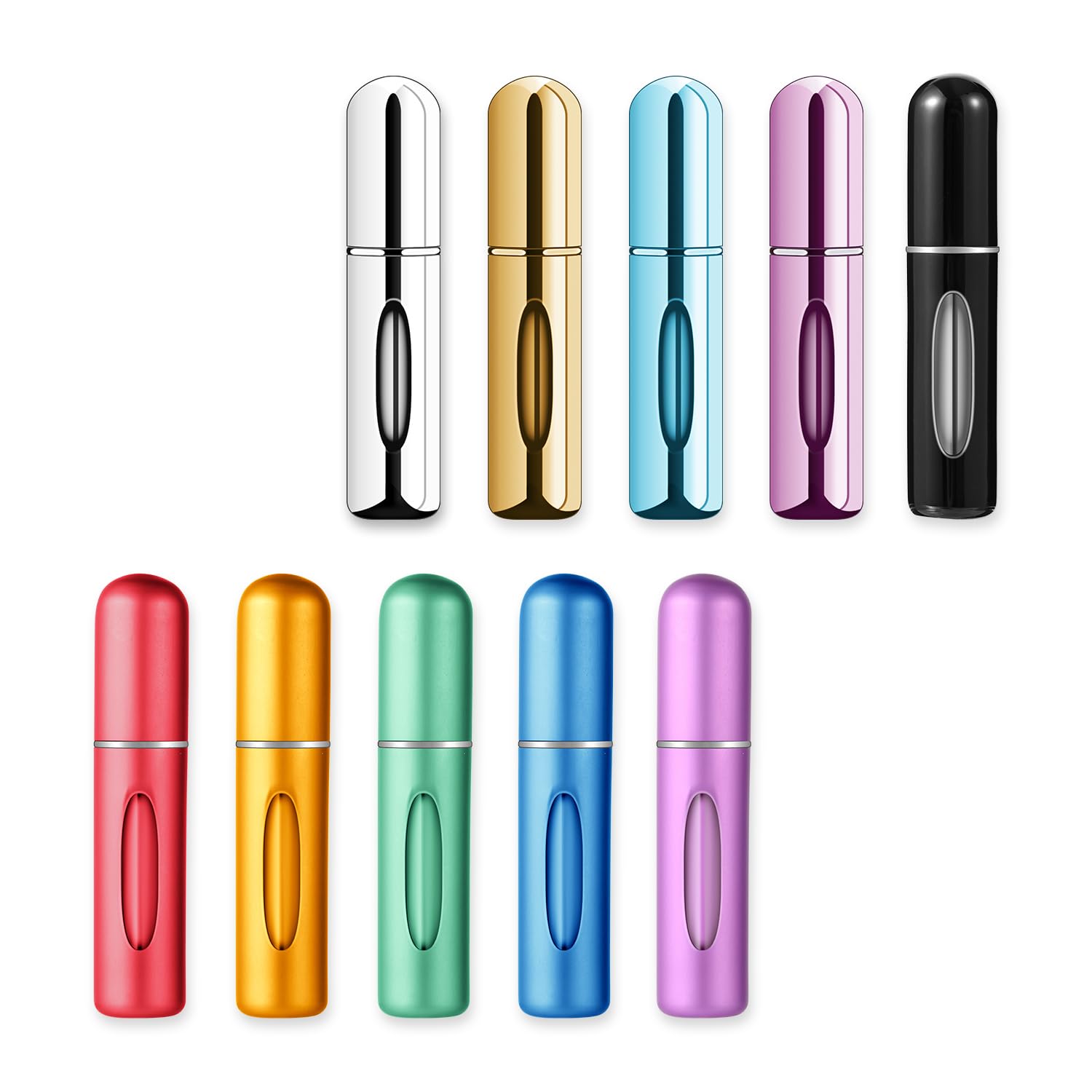 Egashow 10-color matte collection offers durable travel bottles for everyday use.