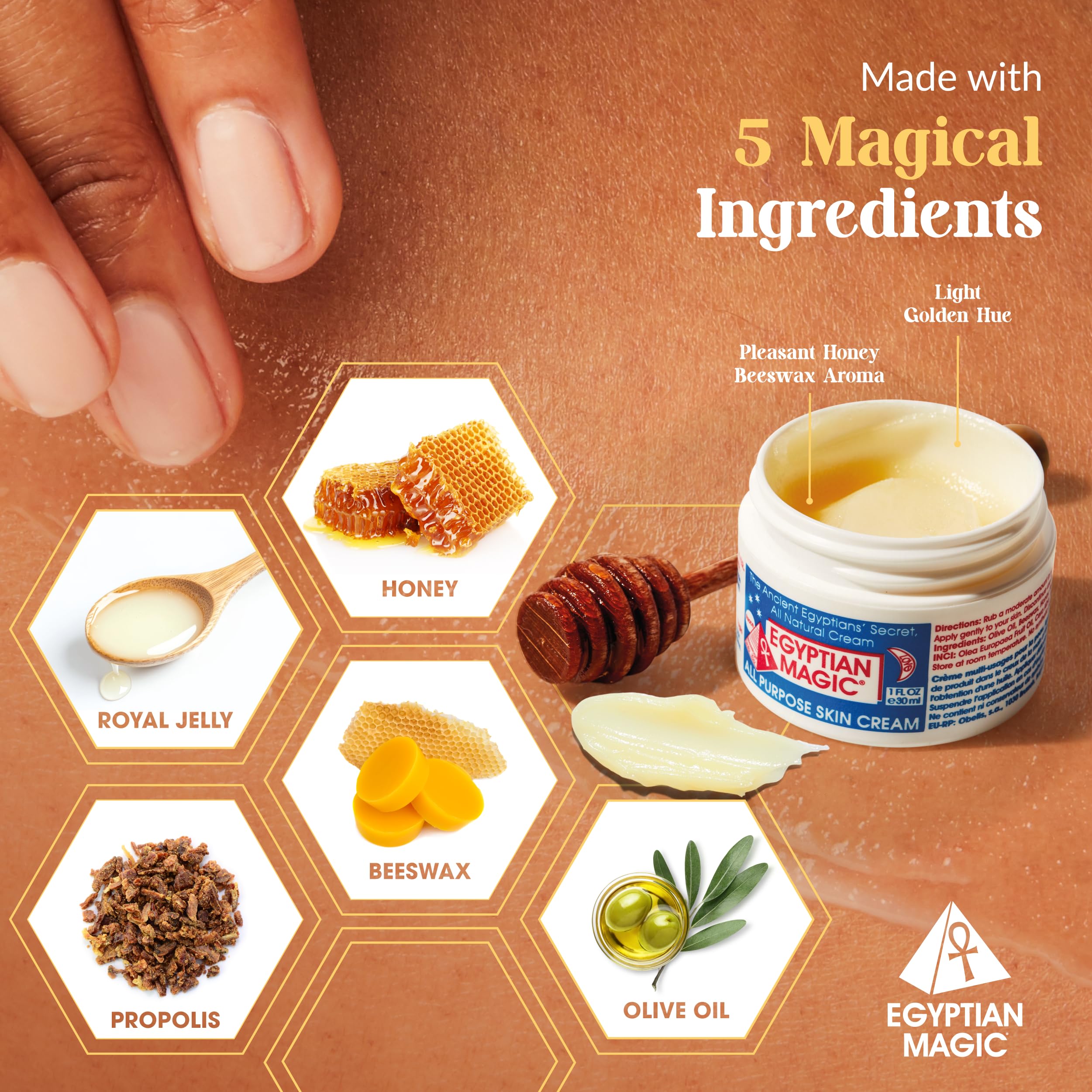 Egyptian Magic for tattoo aftercare supports skin health.