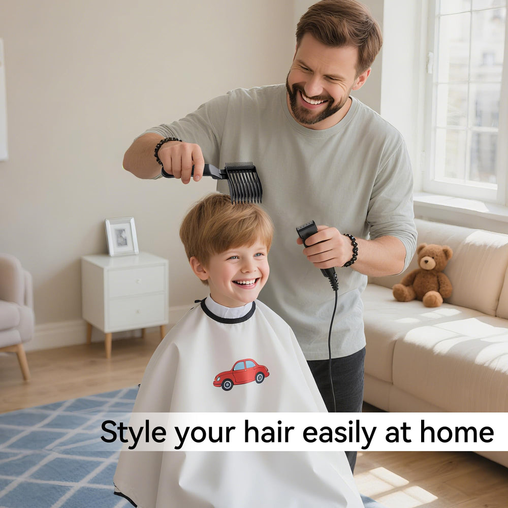 EHBELIF Fade Haircut Comb made from ABS plastic for durability and low static.