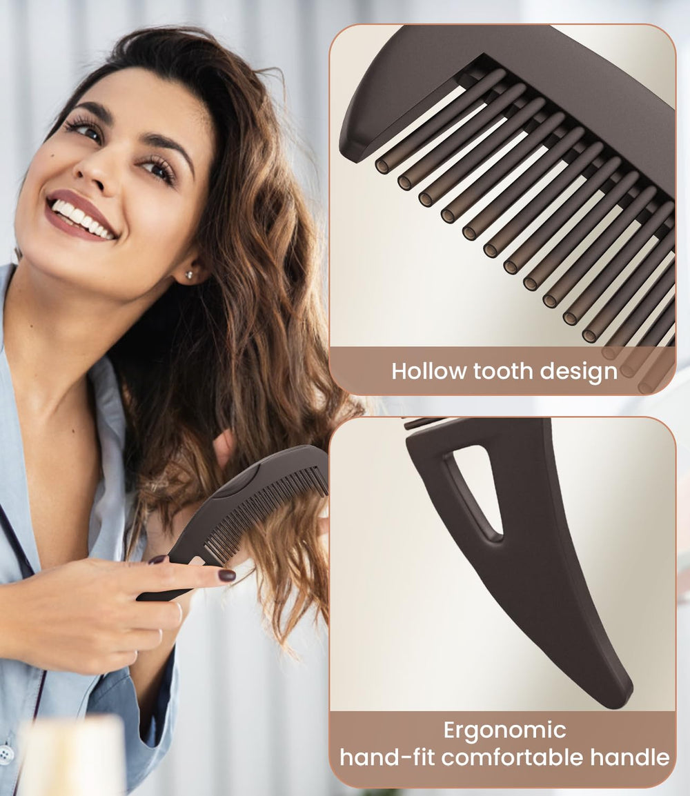 Ehbelif Stainless steel scalp brush is durable and easy to clean.