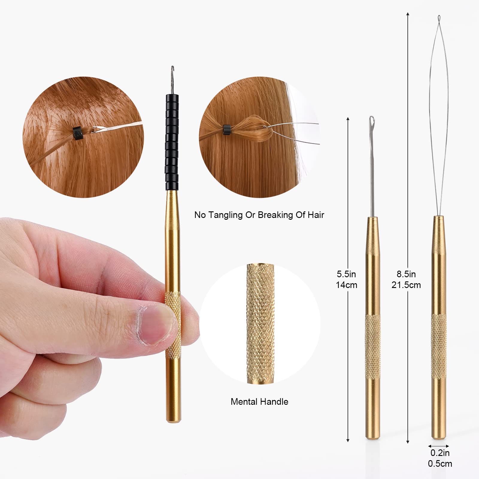 EHDIS spring-loaded clips adapt to all hair types