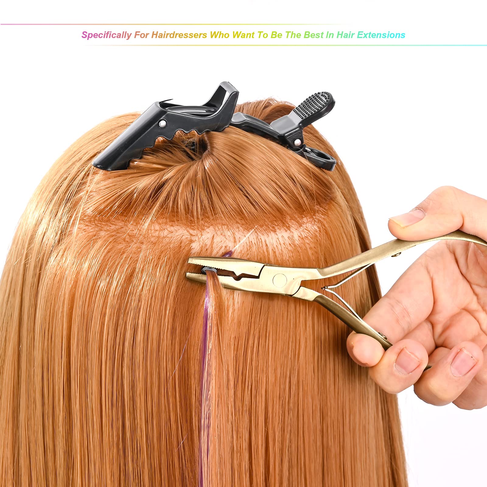 EHDIS styling hair clips secure sections during styling