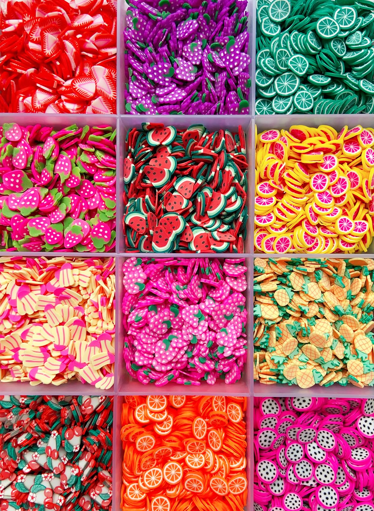 EHOPE: láminas de fruta para uñas con colores vivos y acabado vistoso.