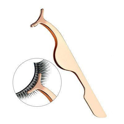EIAKE tweezers nipper in stainless steel gold offers durable control.