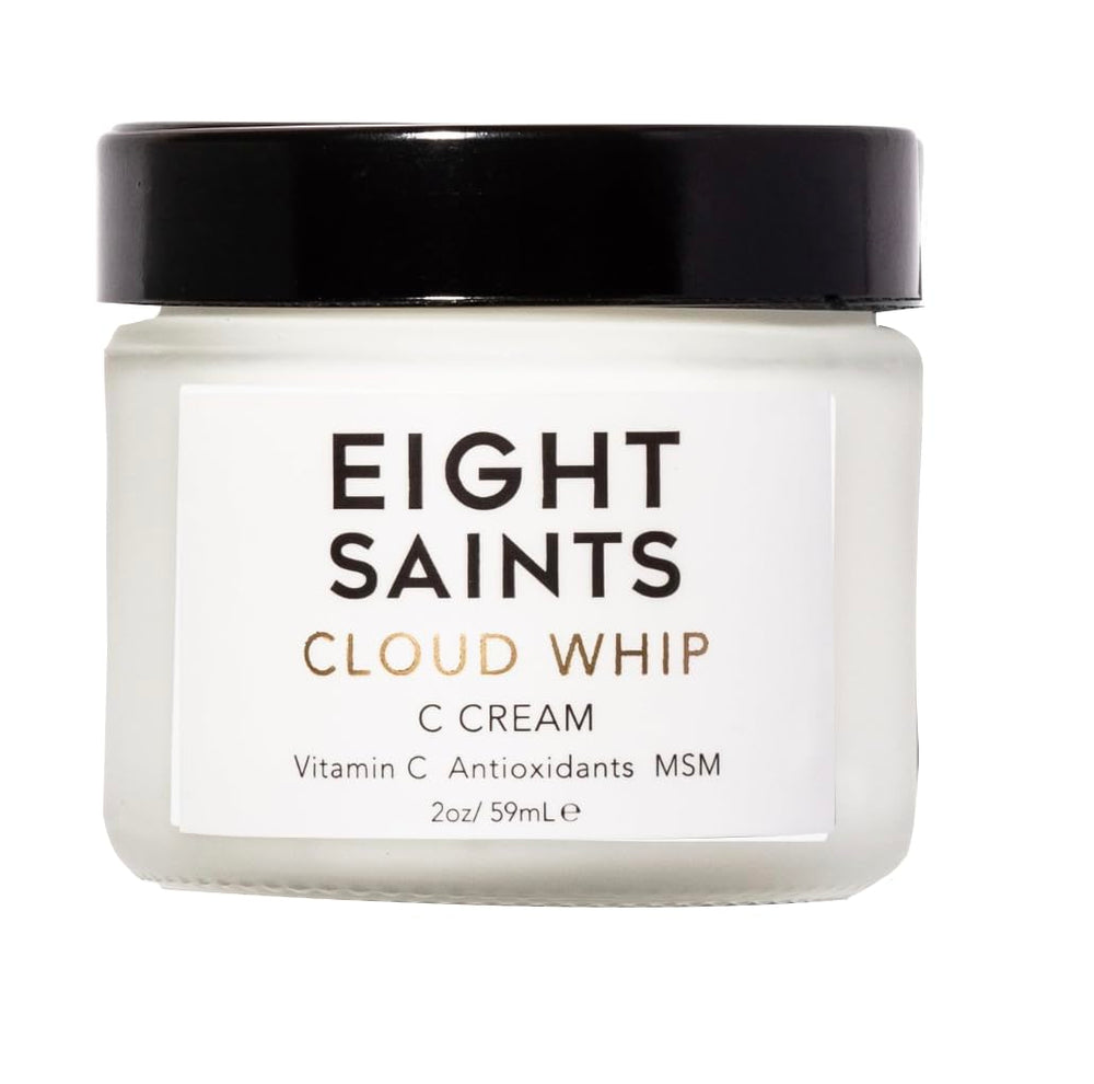Eight Saints Cloud Whip bottle - unscented moisturizer for daily hydration and pollution protection.