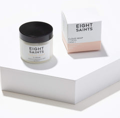Eight Saints Cloud Whip jar front showing hydrating, lightweight texture for daily use