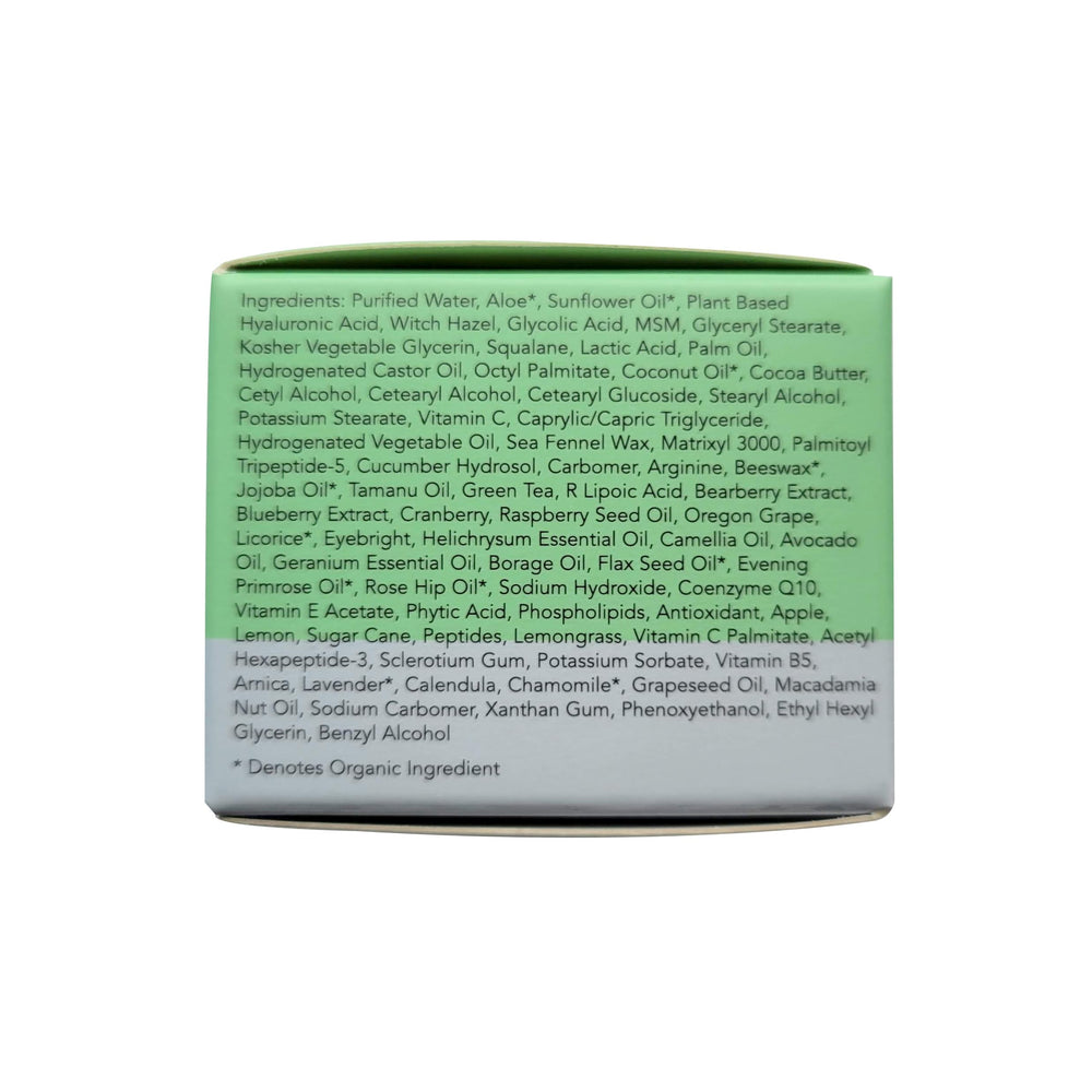 Night routine context showing Eight Saints Eye Cream for evening care.