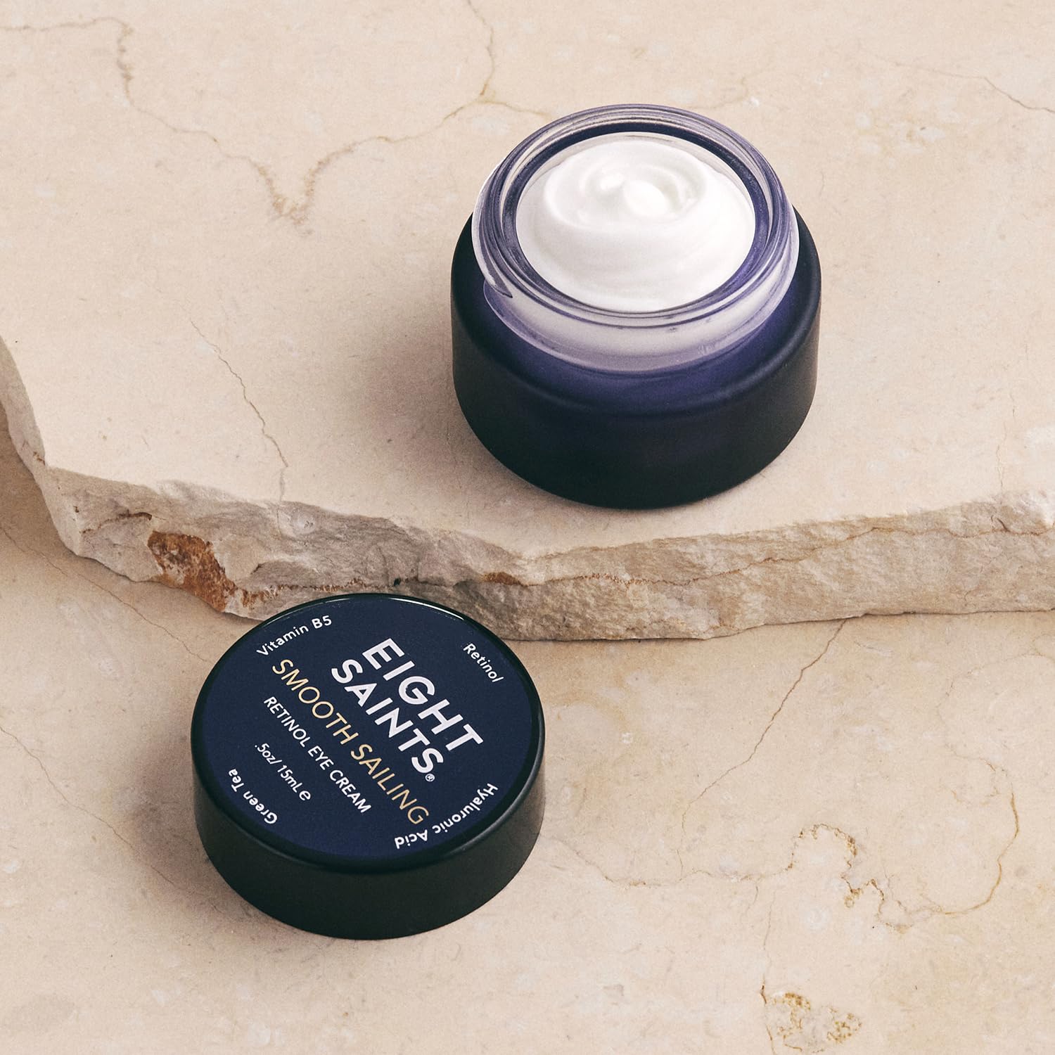 Eight Saints retinol eye cream ingredients label