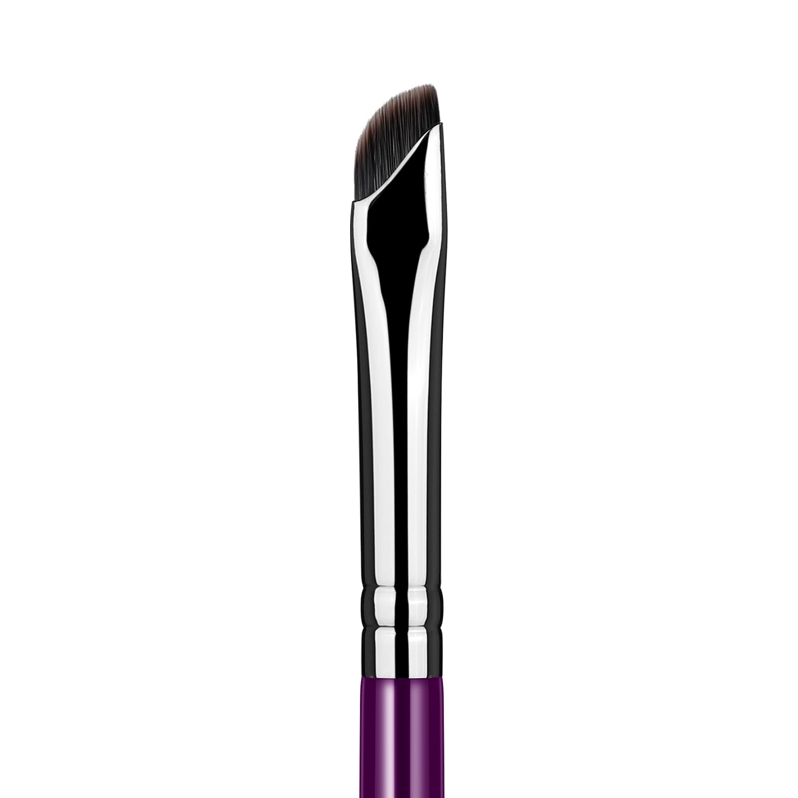 EIGSHOW E865 Purple angled sickle tip delivers precise eyeliner application.