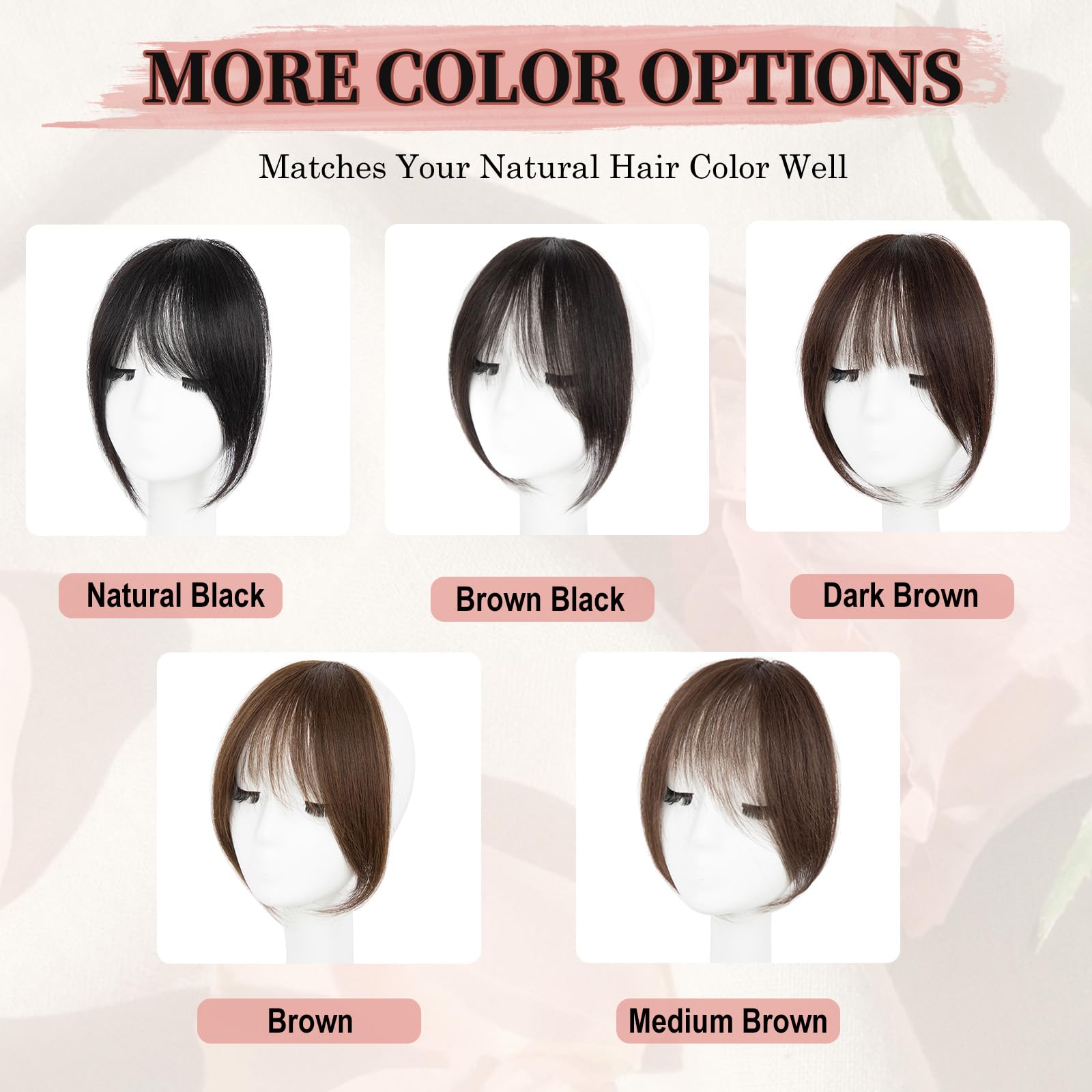 EINAEY invisible BB clip design keeps bangs secure yet discreet.
