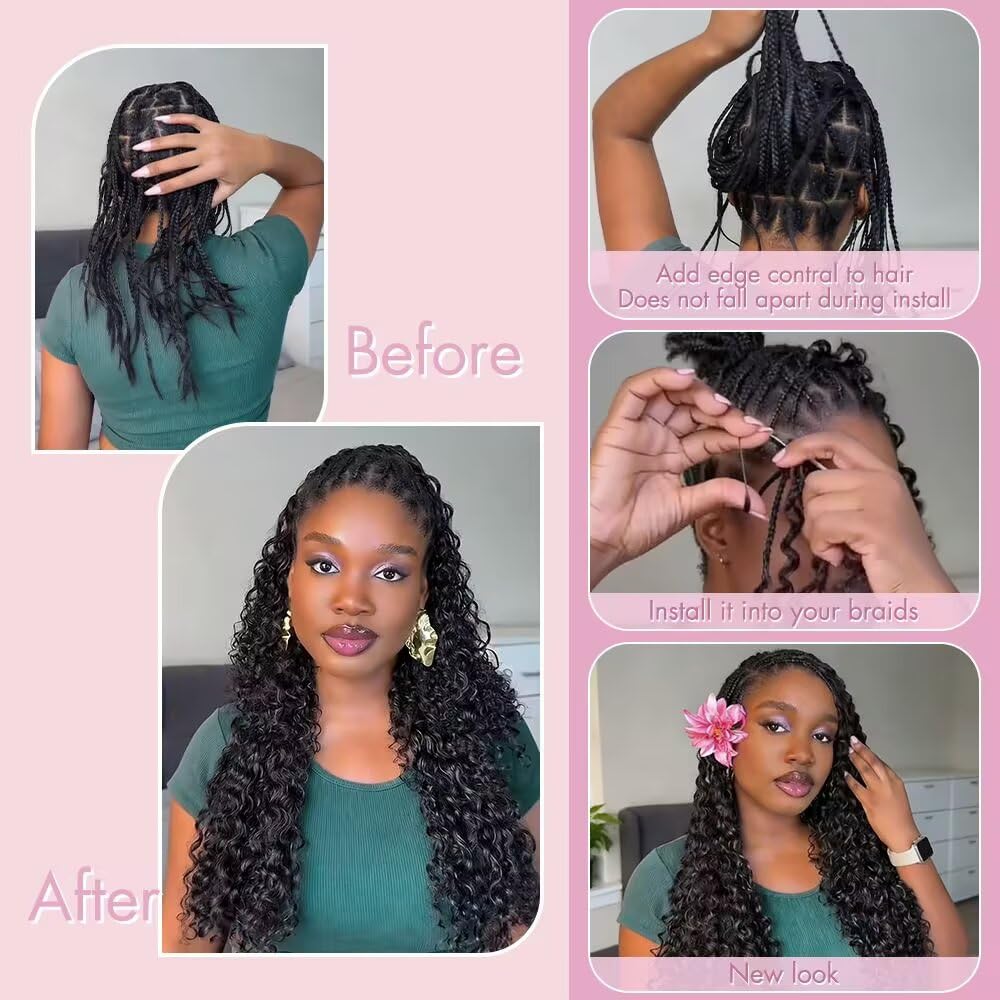 EINbeauty 50g pack helps create light styles like a high ponytail or boho braids