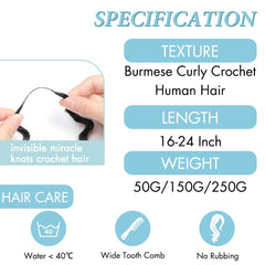 EINbeauty invisible pre-separated knots for a seamless weightless look and reduced tension