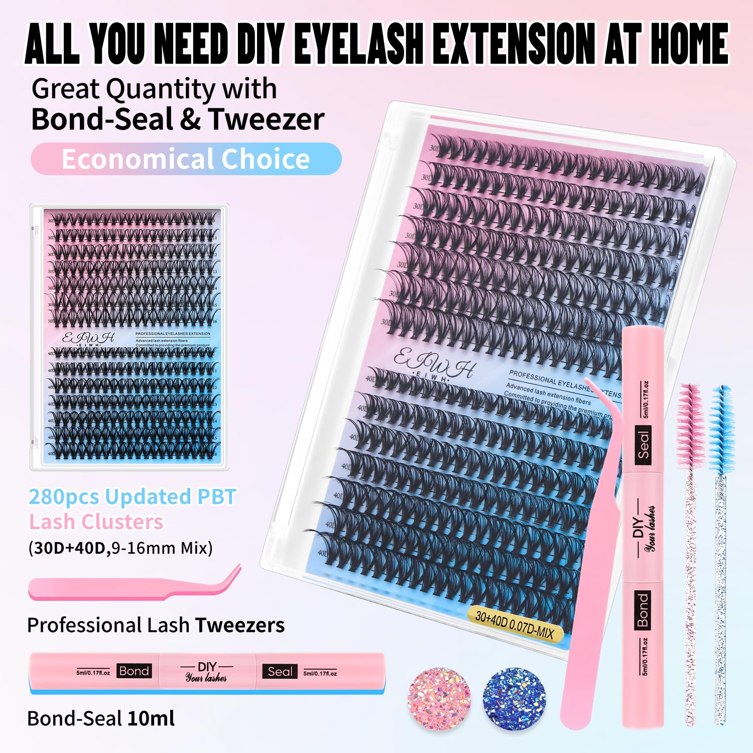 EIWH DIY lash kit use cases for night out or workday looks