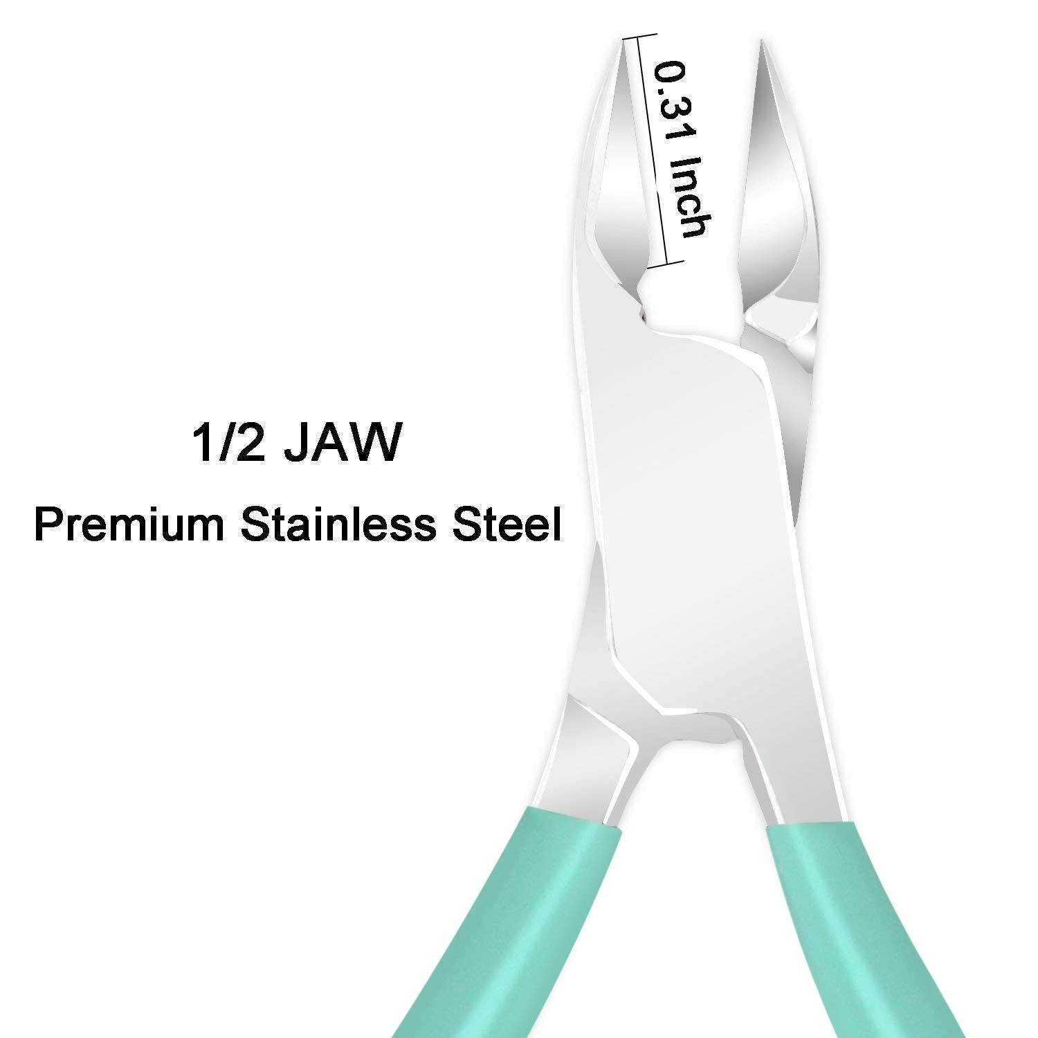 Ejiubas stainless steel nipper delivers clean, precise snips for hangnails and ragged cuticles.