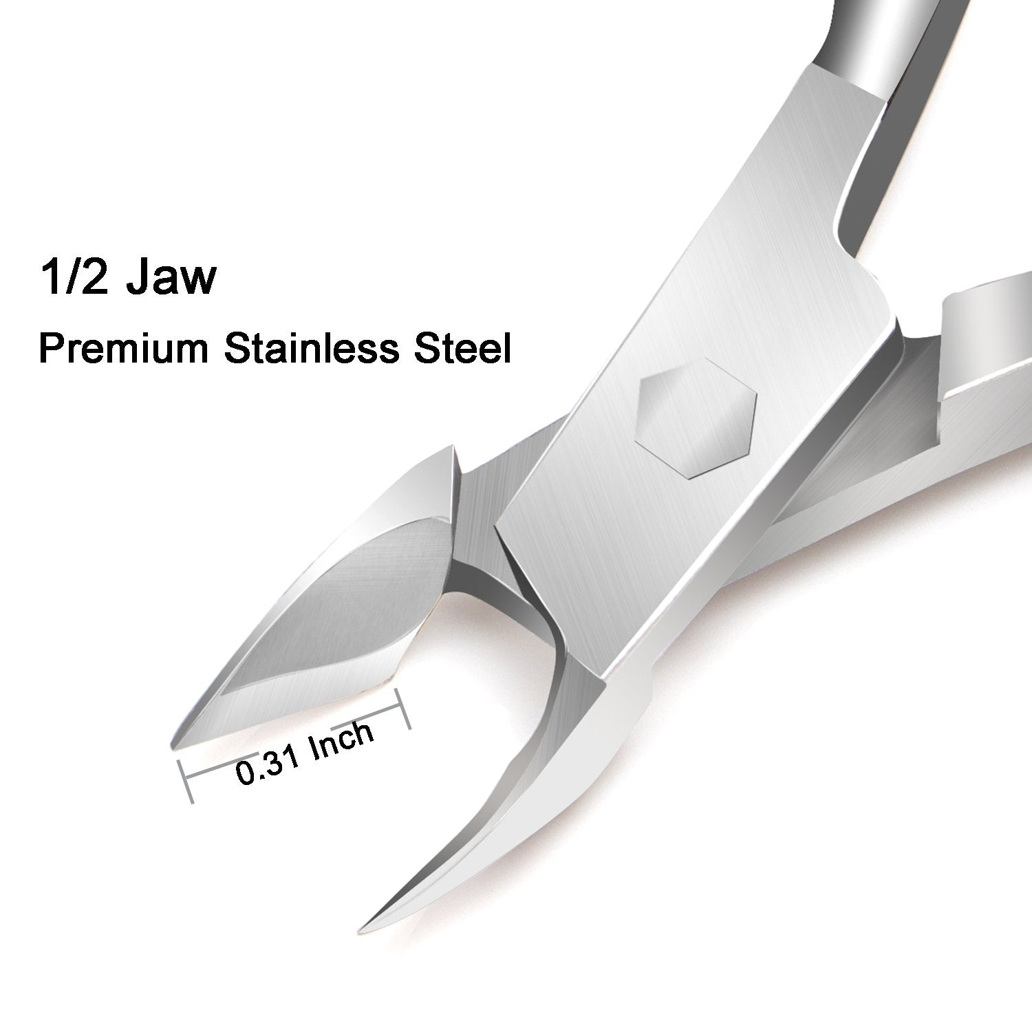 Ejiubas stainless steel cuticle nipper delivers clean sharp trims