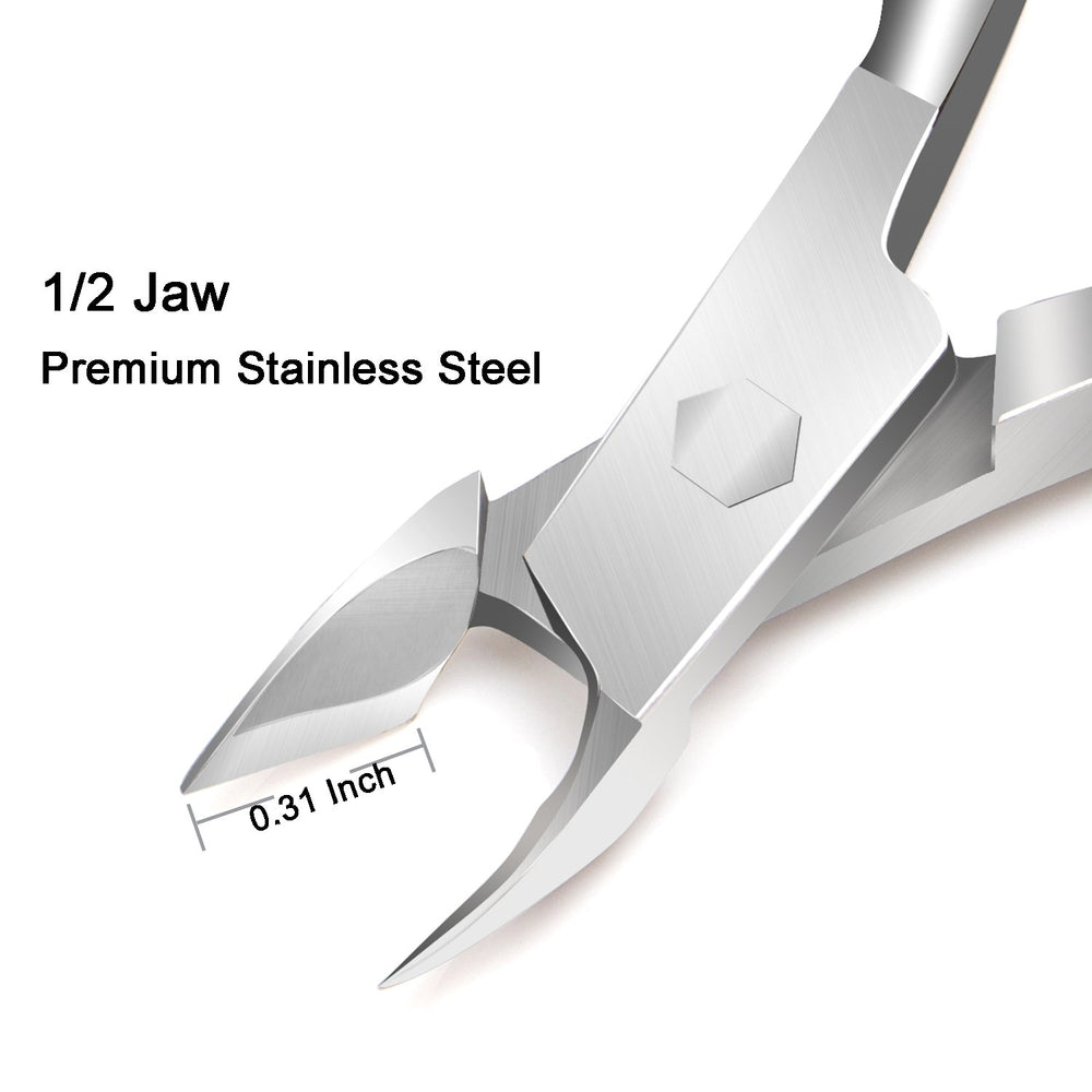 Ejiubas stainless steel cuticle nipper delivers clean sharp trims