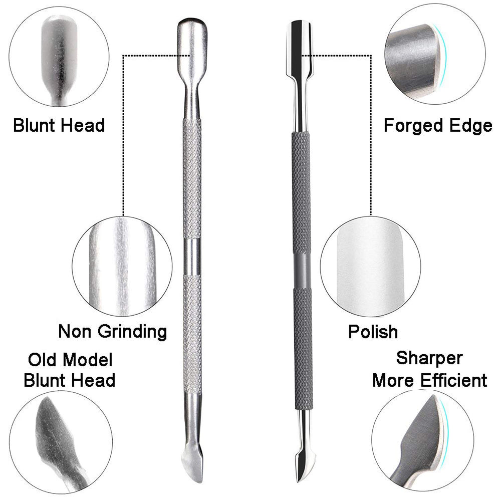 Ejiubas cuticle trimmer ergonomic handle with non-slip grip.