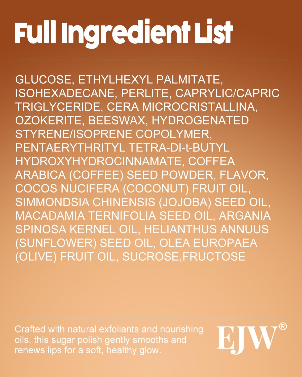 EJW packaging signals vegan-cruelty-free standards
