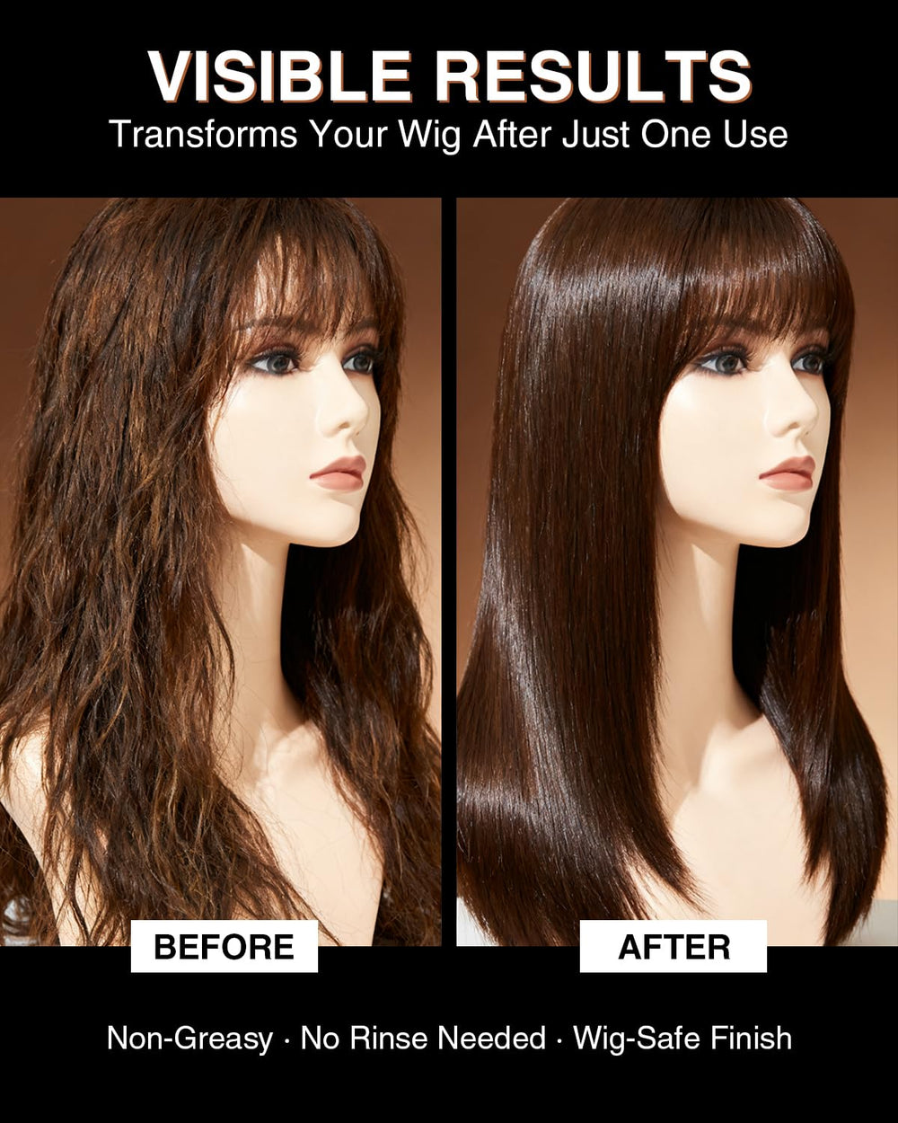 EJW Wig Treatment Oil Spray provides shine boost and natural color vibrancy