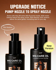 EJW Wig Treatment Oil Spray mist improves shine and softness on synthetic and human wigs