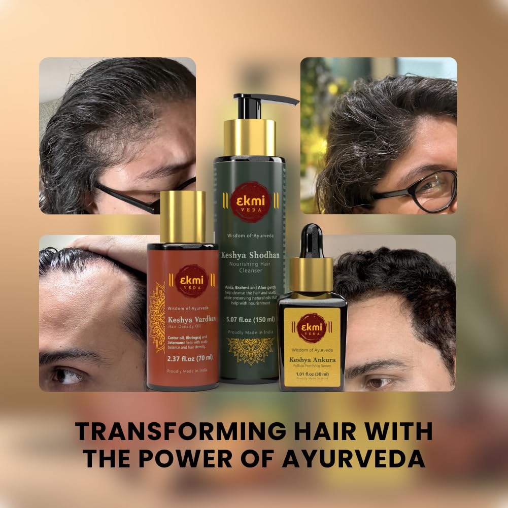 EKMIVEDA Ayurvedic herbs ingredients blend for scalp nourishment