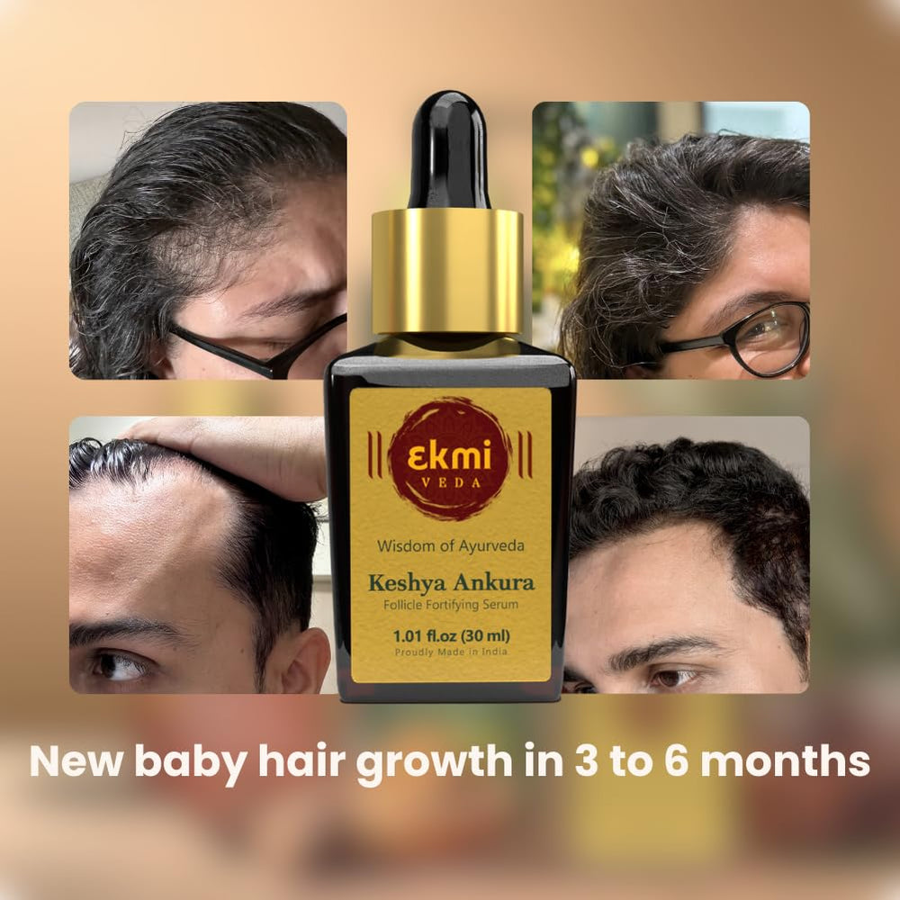 EKMIVEDA clinically backed ingredients bottle aim to prolong growth phase and fullness