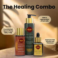EKMIVEDA sulfate-free shampoo bottle for gentle cleansing