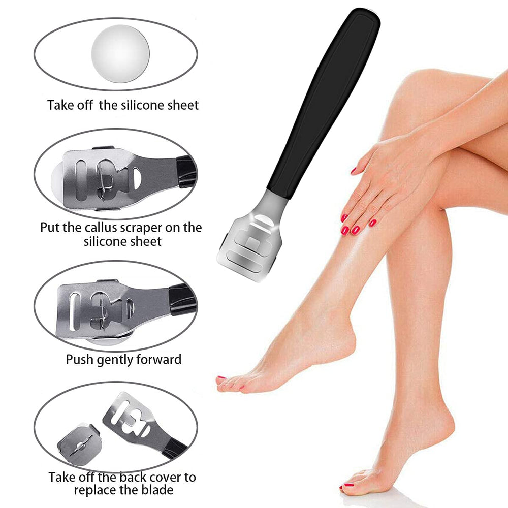 EKOCSIO callus remover with ergonomic grip for comfortable foot care.
