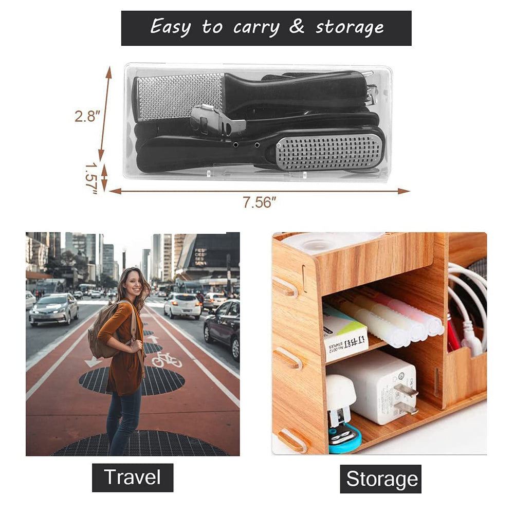 EKOCSIO compact travel box with pedicure tools for on-the-go care.