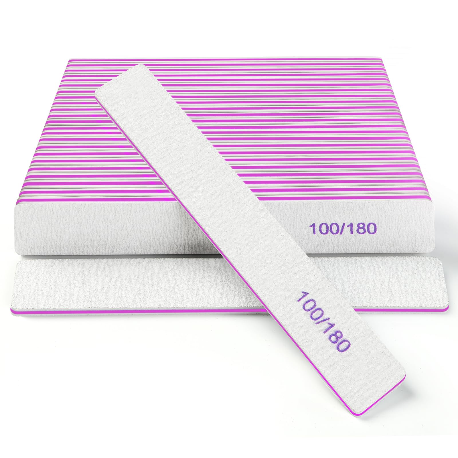 Ekrnlyi nail files 18-pack double-sided emery boards for versatile shaping.