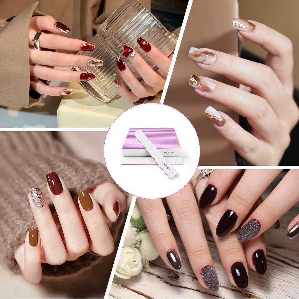 Ekrnlyi nail files suited for salon and home use by professionals and hobbyists.
