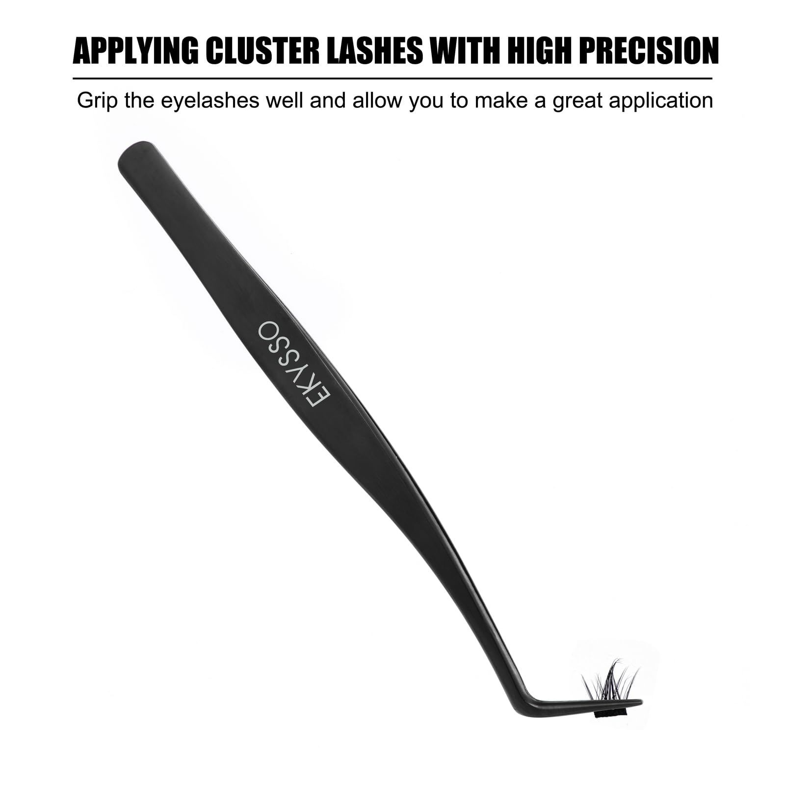 EKYSSO 3-in-1 lash applicator enabling precise cluster application