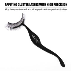 EKYSSO ergonomic grip lash tweezers for steady lash work