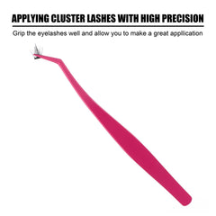 Ekysso eyelash brush for gentle cleanup and neat lashes.