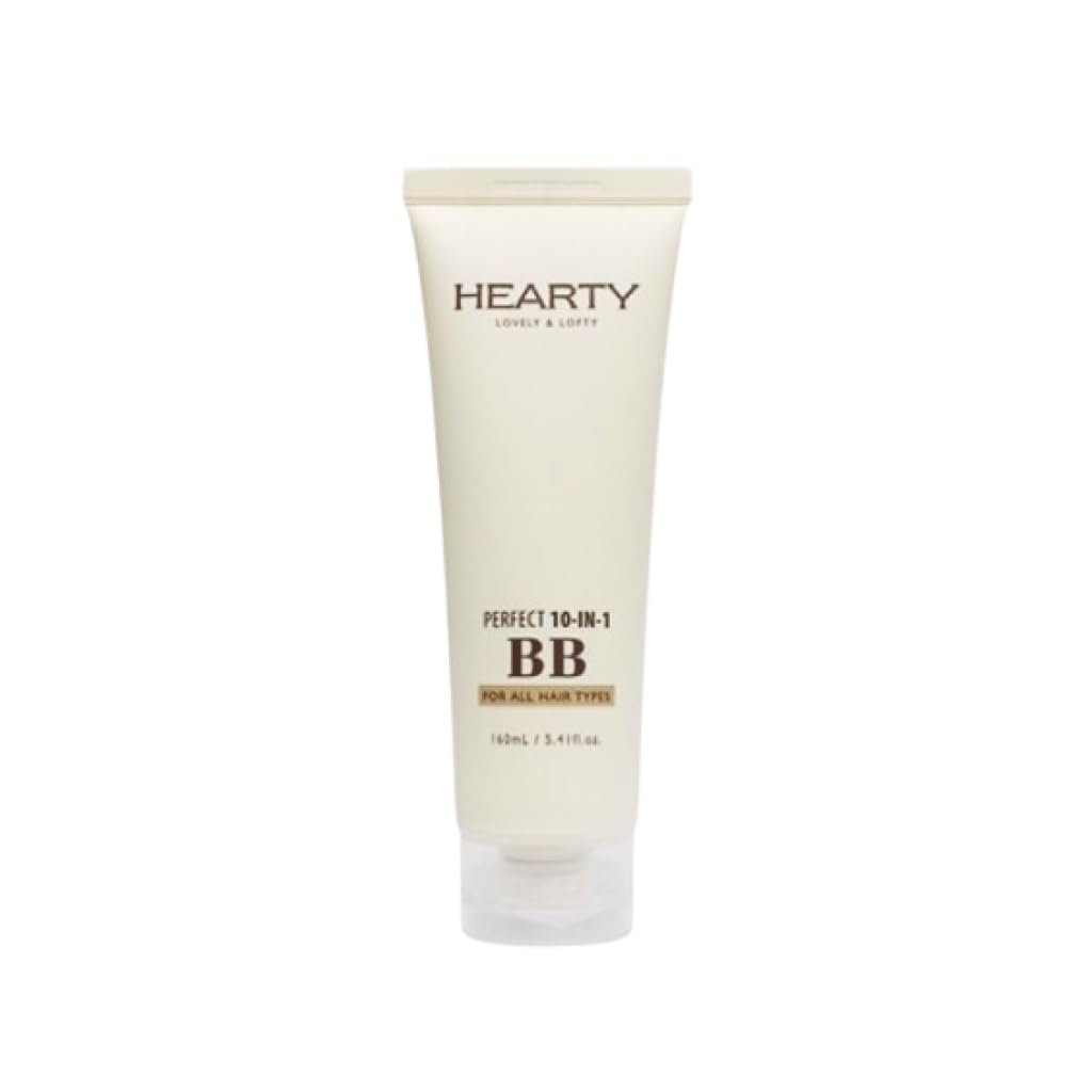Envase de fragancia refrescante de Hearty BB para cabello suave.