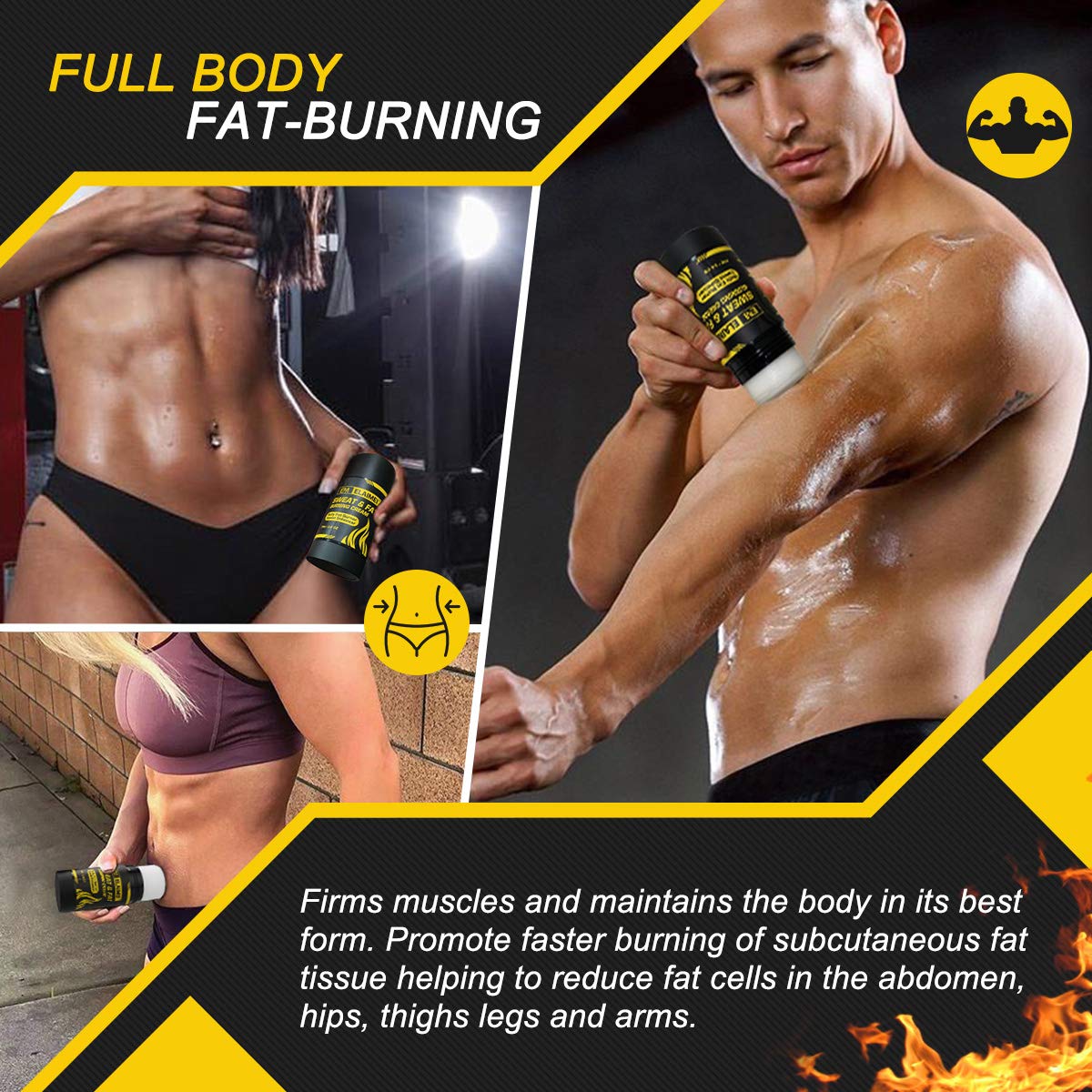 Elaimei crema masaje tejido profundo, ideal para rutina de masaje post entrenamiento.