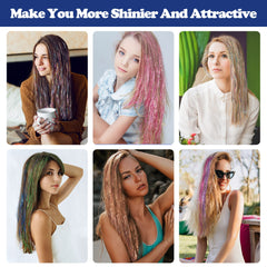 ELASO beads secure tinsel strands for quick, mess-free application.