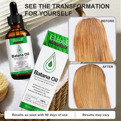 ELBBUB Batana: brillo suave en cabello tras la aplicación