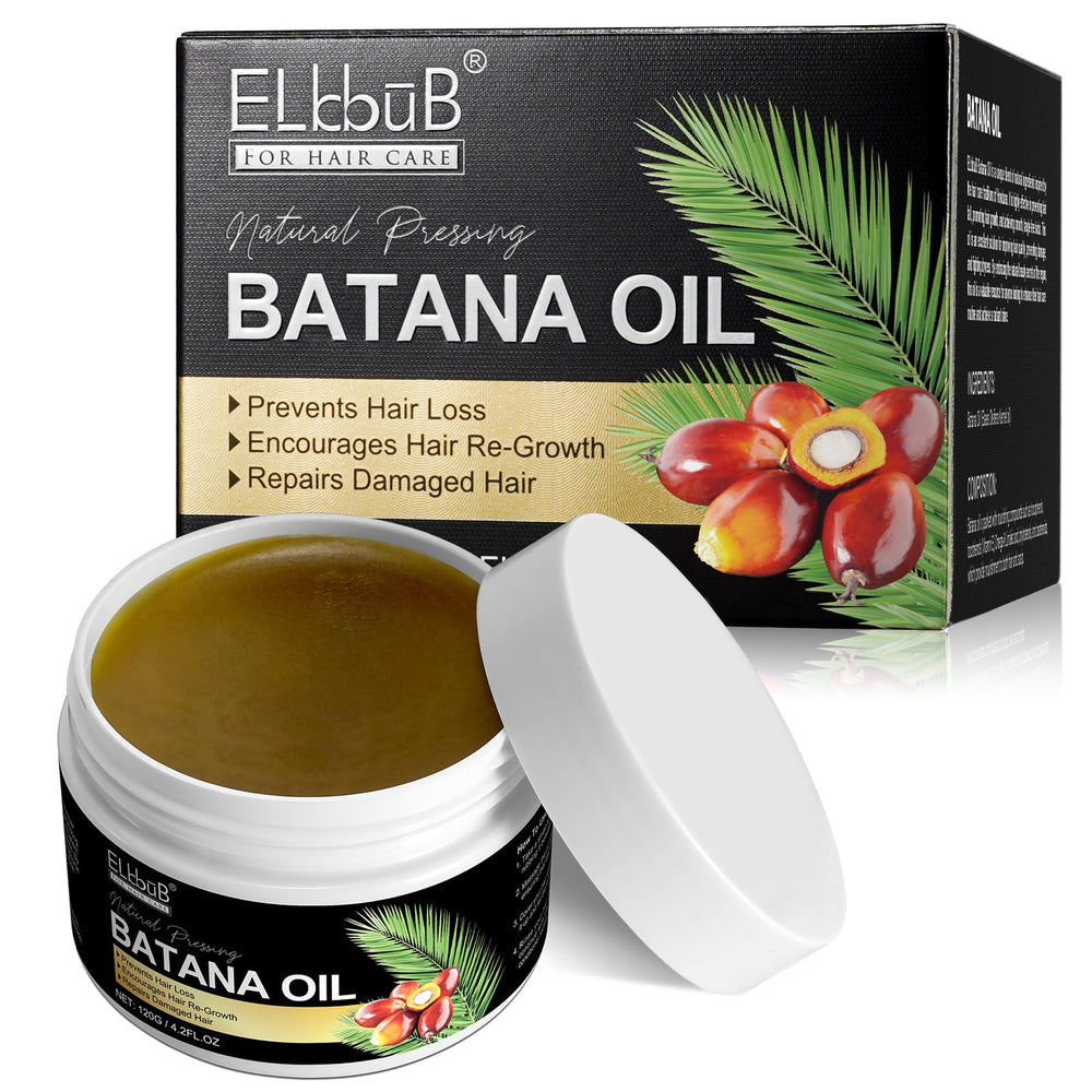 ELBBUB Batana Oil bottle for hair growth and repair promotes healthy strands