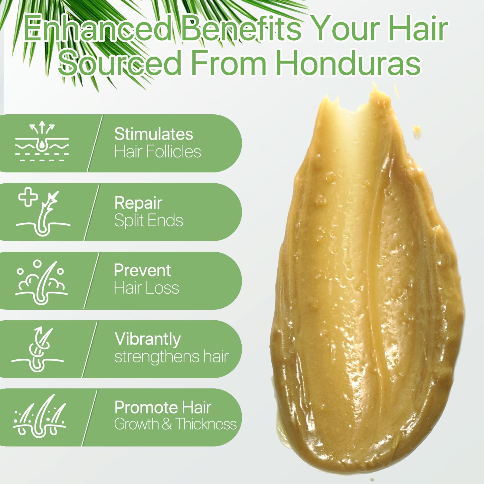 Close-up of Batana oil texture highlighting deep conditioning for damaged hair
