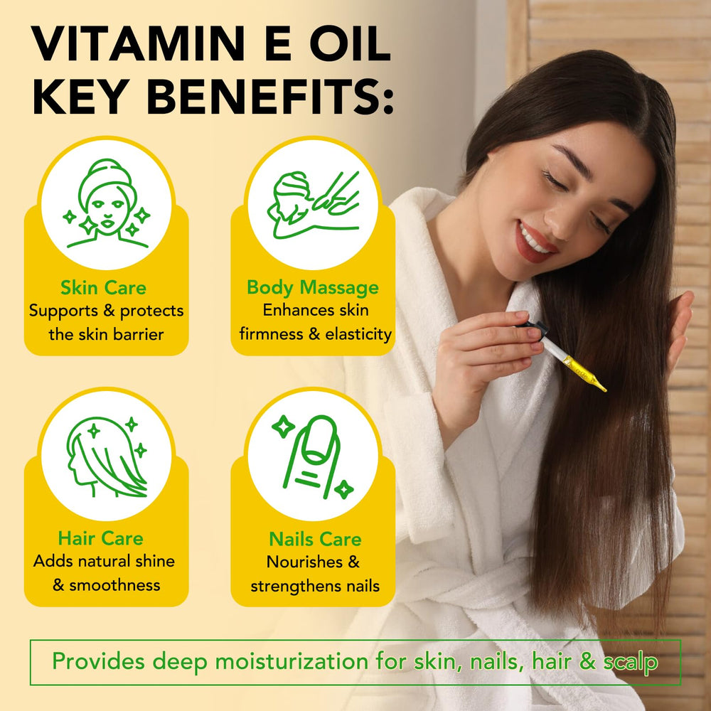 ELBBUB Vitamin E Oil packaging and pump for easy application