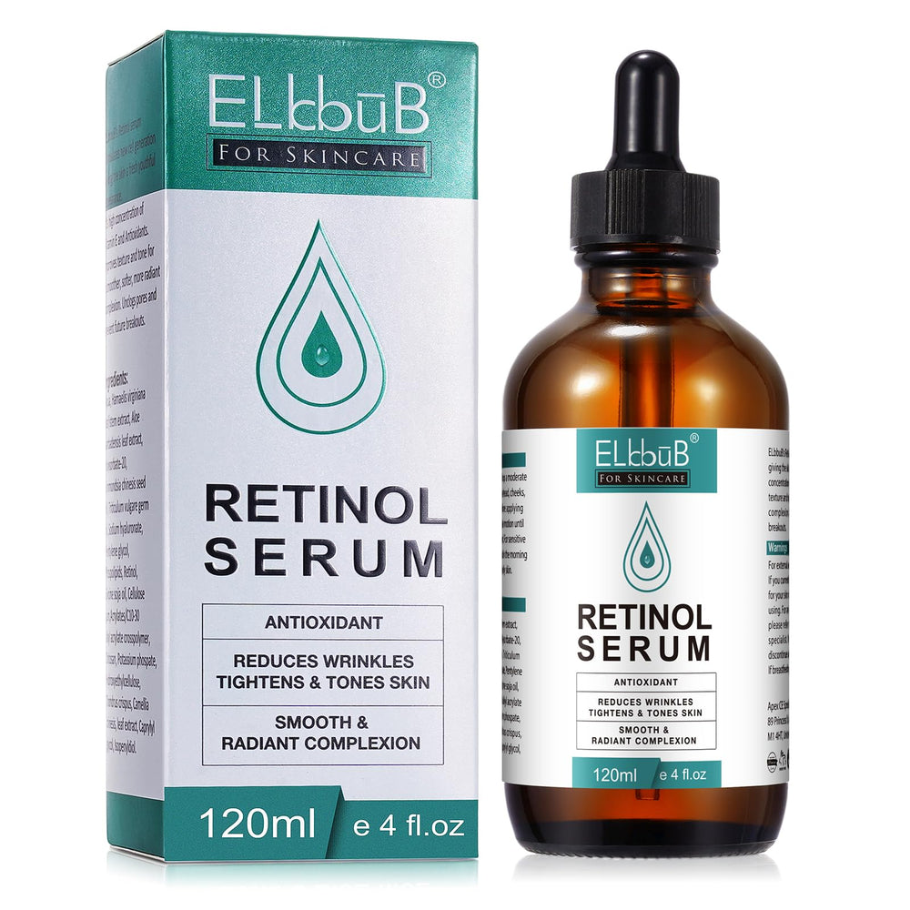ELBBUB Retinol Liposome Frasco: envase ergonómico para aplicación diaria suave.