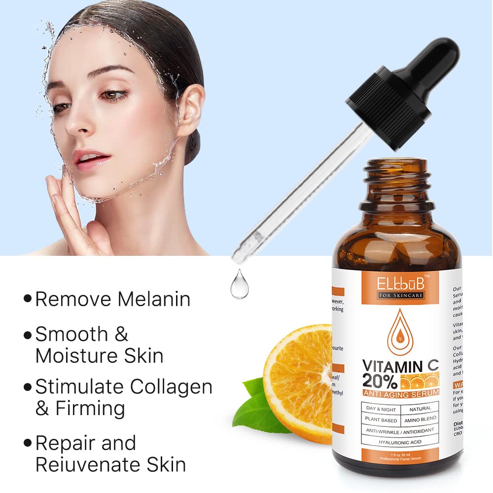 Aplicación suave de ELBBUB con retinol y aminoácidos para piel revitalizada.
