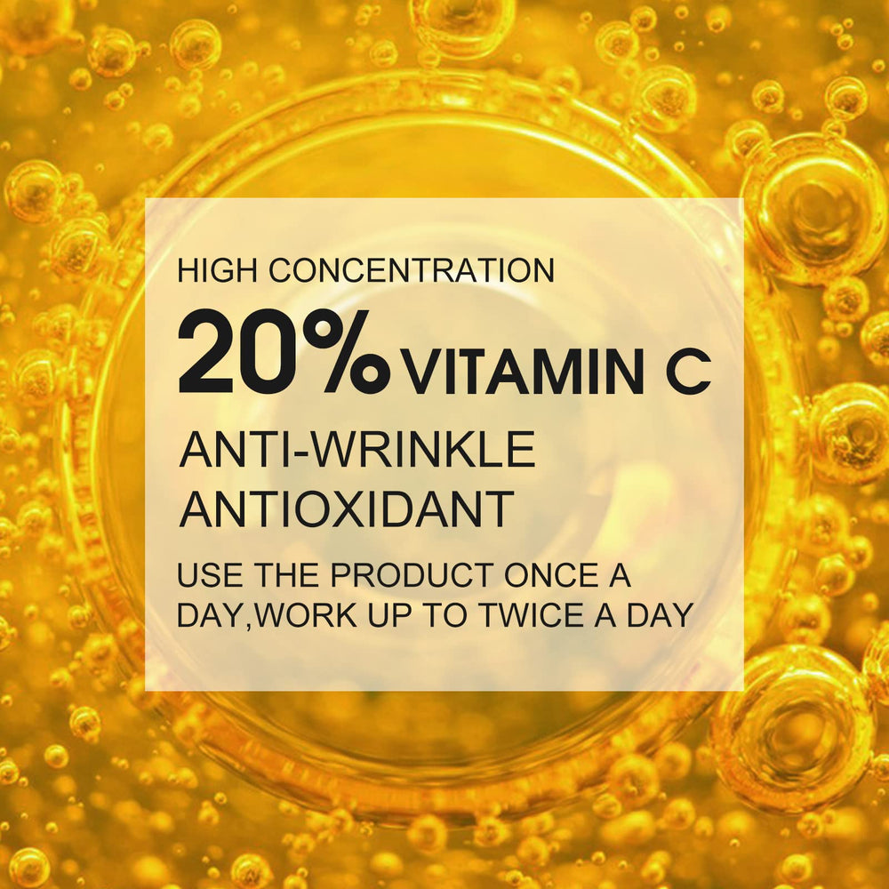 ELBBUB Sérum Vitamina C 20% con gotas para aplicación precisa.