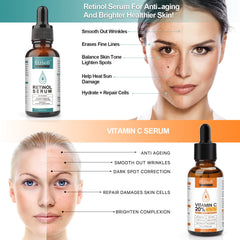 ELBBUB Vitamin C serum texture close-up highlighting lightweight hydration.