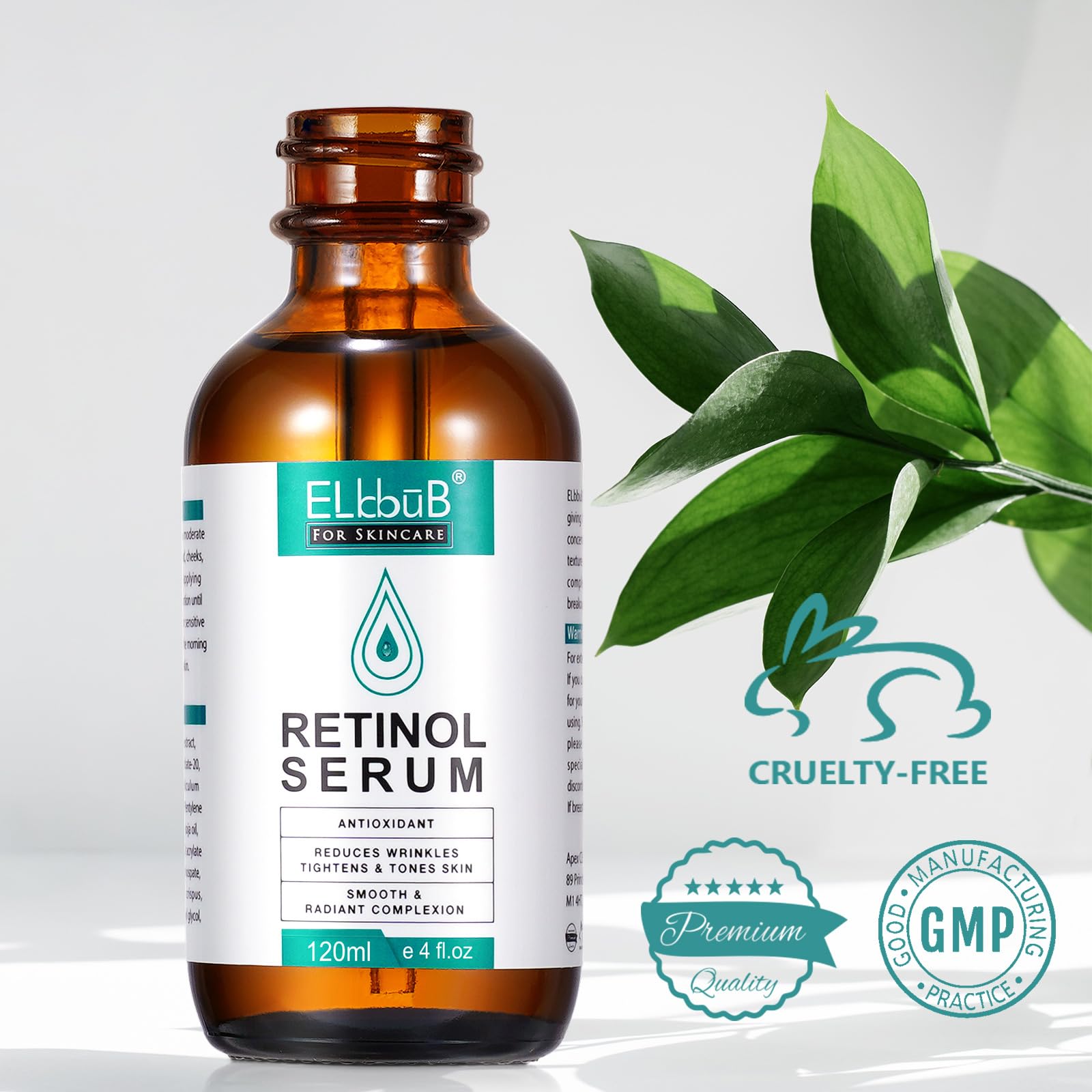 ELBBUB Vitamina E Antioxidante: brillo suave y nutrición cutánea.
