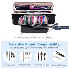 ELCUPA inner zipper pocket for accessories or makeup
