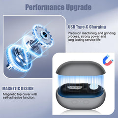 Electric Nail Clipper LED safety light improves visibility during trimming.
