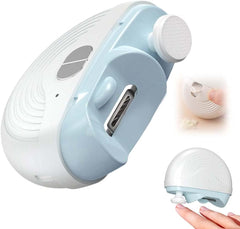 Electric Nail Clipper for Seniors 2in1-trimmer-polisher for safe trimming and smoothing nails.