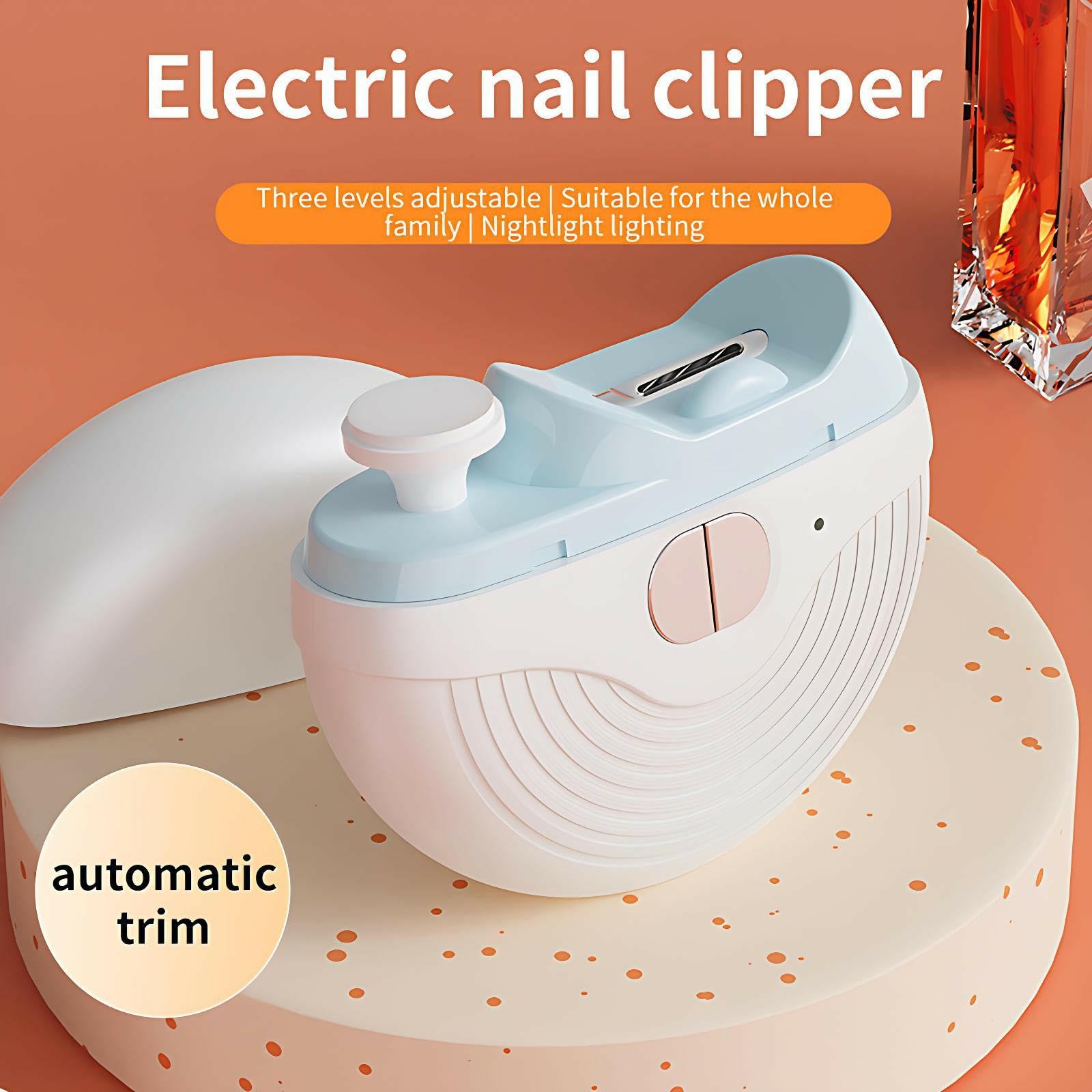 Electric Nail Clipper for Seniors Portable-design fits in bags for travel.